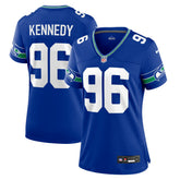 Cortez Kennedy Seattle Seahawks Women's Throwback Player Game Jersey - Royal outlet