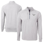 Philadelphia Eagles Cutter & Buck Adapt Eco Knit Heathered Recycled Quarter-Zip Pullover - Heather Gray outlet