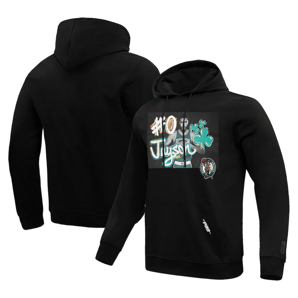 Jayson Tatum Boston Celtics Pro Standard Player Yearbook Pullover Hoodie - Black cheap