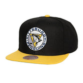 Pittsburgh Penguins Mitchell & Ness Core Team Ground 2.0 Snapback Hat - Black Hats