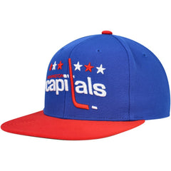 Washington Capitals Mitchell & Ness Core Team Ground 2.0 Snapback Hat - Blue Hats