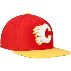 Calgary Flames Mitchell & Ness Core Team Ground 2.0 Snapback Hat - Red Hats