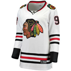 Connor Bedard Chicago Blackhawks Fanatics Women's Away Breakaway Jersey - White Jerseys