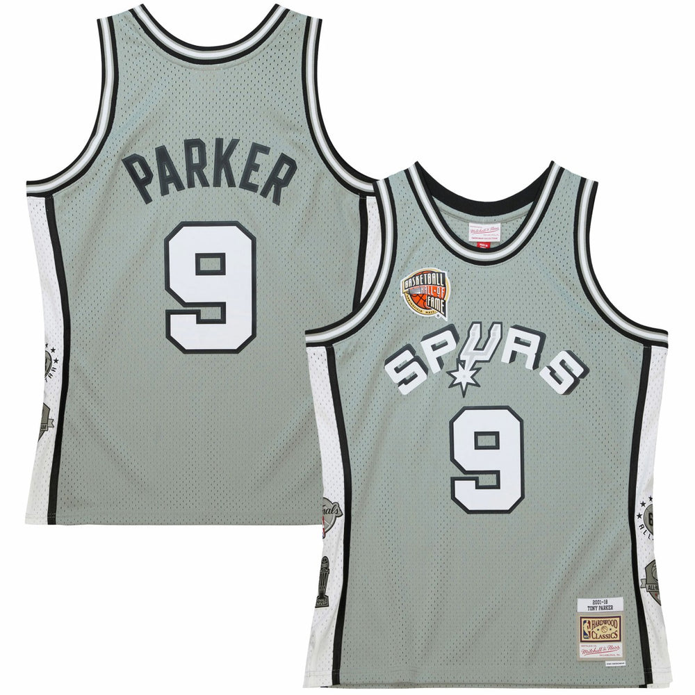 Tony Parker San Antonio Spurs Unisex Hall of Fame Class of 2023 Throwback Swingman Jersey - Gray for sale