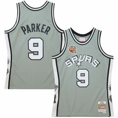 Tony Parker San Antonio Spurs Unisex Hall of Fame Class of 2023 Throwback Swingman Jersey - Gray for sale