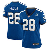 Marshall Faulk Indianapolis Colts Women's Indiana Nights Alternate Game Jersey - Royal outlet