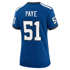 Kwity Paye Indianapolis Colts Women's Indiana Nights Alternate Game Jersey - Royal cheap