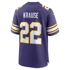 Paul Krause Minnesota Vikings Retired Player Alternate Game Jersey - Purple on sale