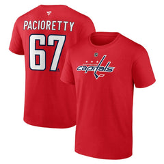 Max Pacioretty Washington Capitals Fanatics Authentic Stack Name & Number T-Shirt - Red T-shirts