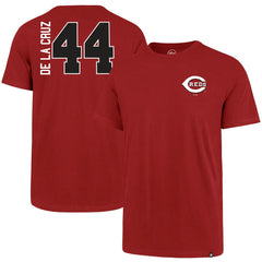 Elly De La Cruz Cincinnati Reds Name & Number T-Shirt Red