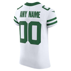 New York Jets Vapor F.U.S.E. Elite Custom Jersey - White sale