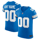 Detroit Lions Team Vapor F.U.S.E. Elite Custom Jersey - Blue discount