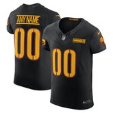 Washington Commanders Alternate Vapor F.U.S.E. Elite Custom Jersey - Black on sale