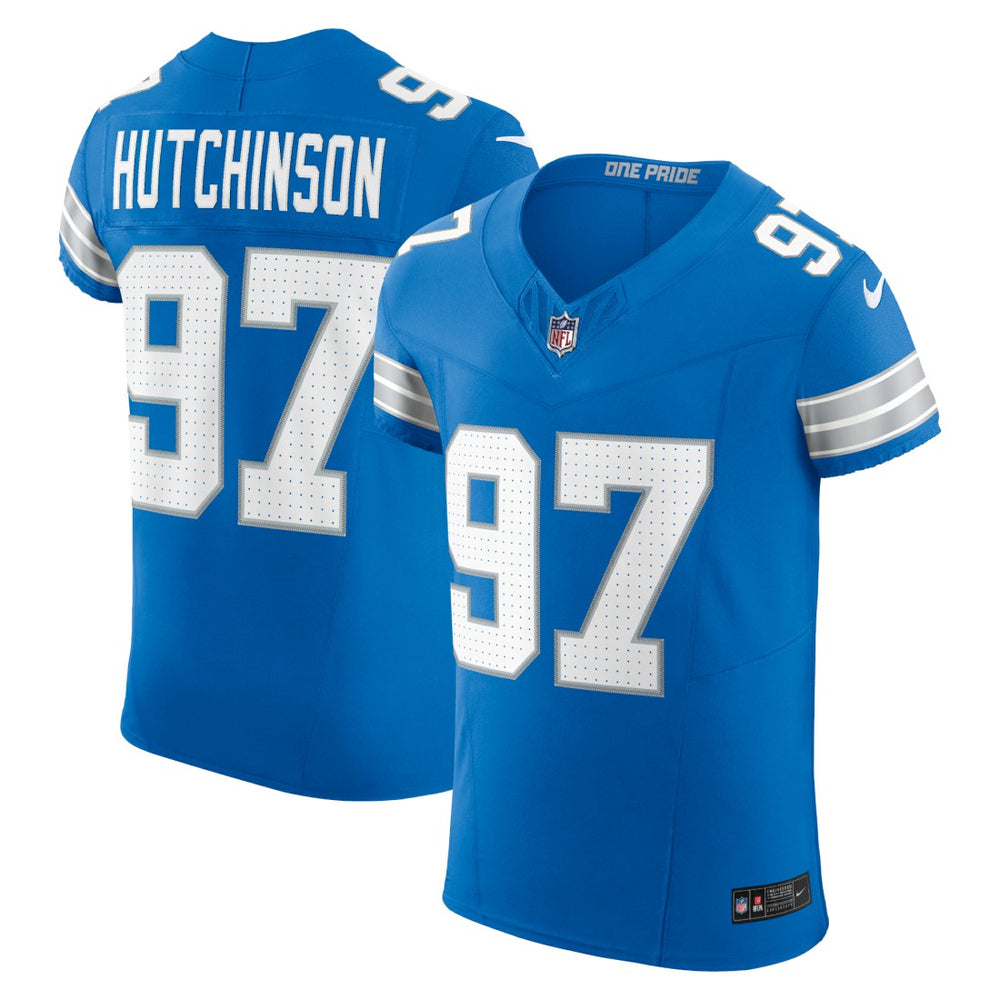 Aidan Hutchinson Detroit Lions Vapor F.U.S.E. Elite Jersey - Blue for sale