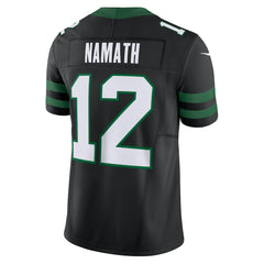 Joe Namath New York Jets Alternate Vapor F.U.S.E. Limited Jersey - Legacy Black on sale