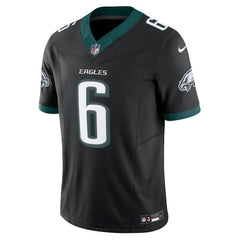 DeVonta Smith Philadelphia Eagles Alternate Vapor F.U.S.E. Limited Jersey - Black on sale