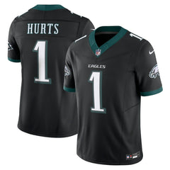 Jalen Hurts Philadelphia Eagles Alternate Vapor F.U.S.E. Limited Jersey - Black on sale