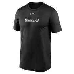 Seattle Mariners Fashion Over Shoulder Logo Legend T-Shirt Black