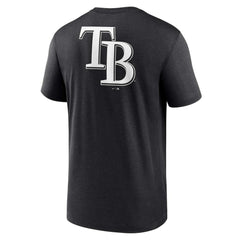 Tampa Bay Rays Fashion Over Shoulder Logo Legend T-Shirt Black