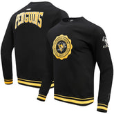 Pittsburgh Penguins Pro Standard Crest Emblem Pullover Sweatshirt - Black Sweatshirts