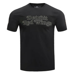 Detroit Red Wings Pro Standard Wordmark T-Shirt - Black T-shirts
