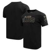St. Louis Blues Pro Standard Wordmark T-Shirt - Black T-shirts
