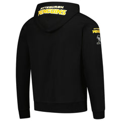 Pittsburgh Penguins Pro Standard Classic Chenille Full-Zip Hoodie Jacket - Black Hoodies