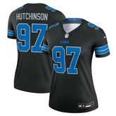 Aidan Hutchinson Detroit Lions Women's Alternate Legend Player Performance Top - Black outlet