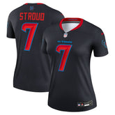 C.J. Stroud Houston Texans Women's Alternate Legend Player Performance Top - Navy for sale