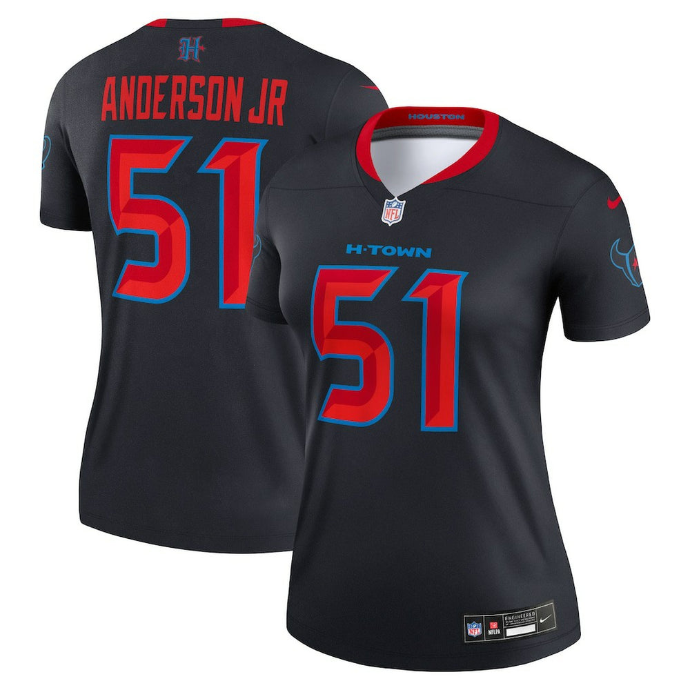Will Anderson Jr. Houston Texans Women's Alternate Legend Player Performance Top - Navy discount