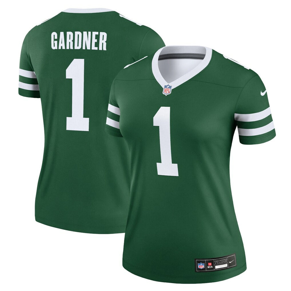 Ahmad Sauce Gardner New York Jets Women's Legend Player Performance Top - Legacy Green outlet