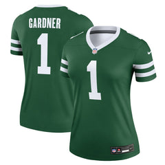 Ahmad Sauce Gardner New York Jets Women's Legend Player Performance Top - Legacy Green outlet