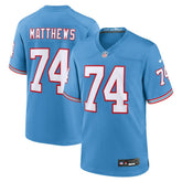 Bruce Matthews Tennessee Titans Retired Player Alternate Game Jersey - Light Blue online