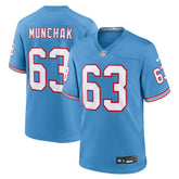 Mike Munchak Tennessee Titans Retired Player Alternate Game Jersey - Light Blue cheap