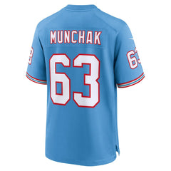 Mike Munchak Tennessee Titans Retired Player Alternate Game Jersey - Light Blue cheap