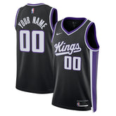 Sacramento Kings Unisex Swingman Custom Jersey - Icon Edition - Black on sale