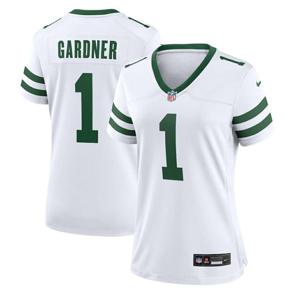 Ahmad Sauce Gardner New York Jets Women's Game Player Jersey - Legacy White sale