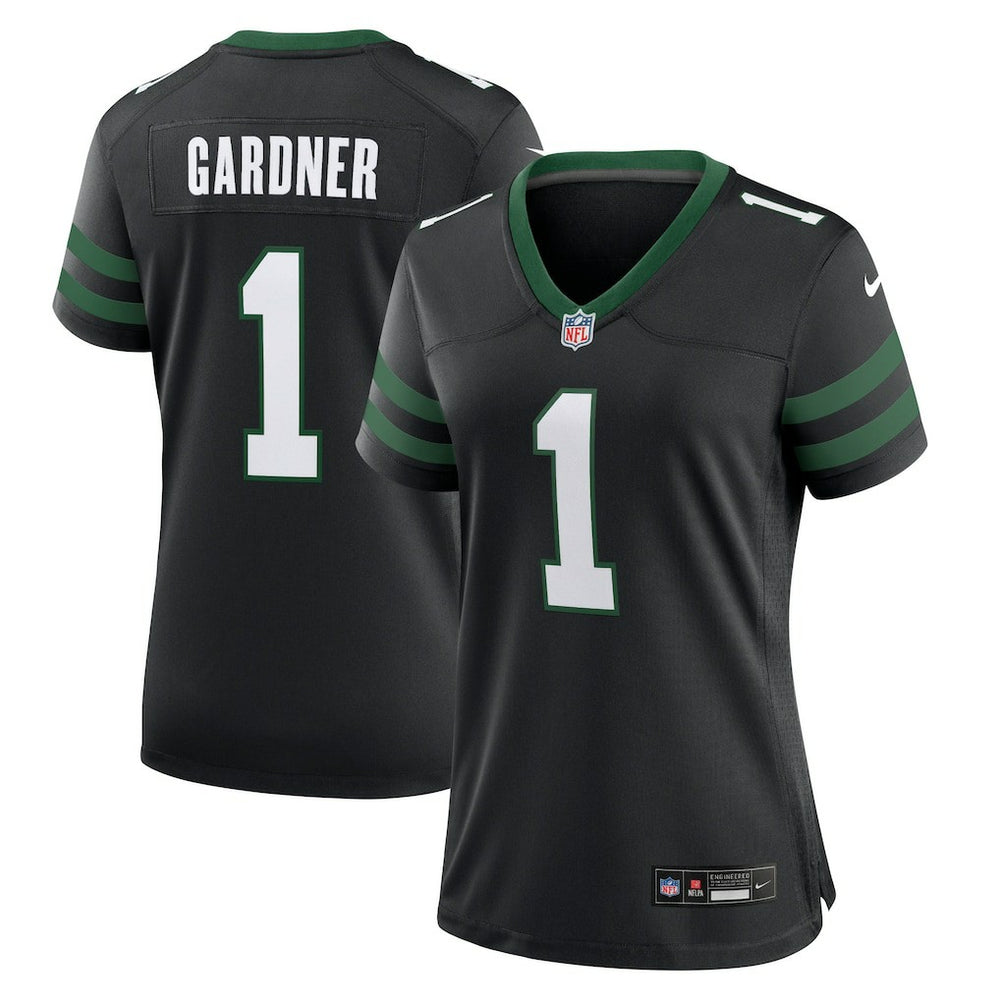 Ahmad Sauce Gardner New York Jets Women's Alternate Game Jersey - Legacy Black cheap