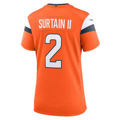 Patrick Surtain II Denver Broncos Women's Mile High Collection Game Jersey - Orange online