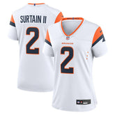 Patrick Surtain II Denver Broncos Women's Mile High Collection Game Jersey - White sale