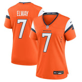 John Elway Denver Broncos Women's Mile High Collection Retired Player Game Jersey - Orange discount
