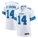 Amon-Ra St. Brown Detroit Lions Game Jersey - White sale
