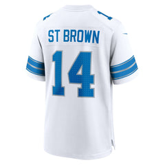 Amon-Ra St. Brown Detroit Lions Game Jersey - White sale