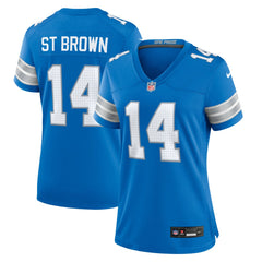 Amon-Ra St. Brown Detroit Lions Women's Team Game Jersey - Blue online