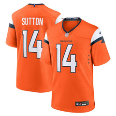 Courtland Sutton Denver Broncos Mile High Collection Game Jersey - Orange sale