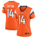 Courtland Sutton Denver Broncos Women's Mile High Collection Game Jersey - Orange outlet
