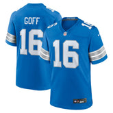 Jared Goff Detroit Lions Game Jersey - Blue outlet