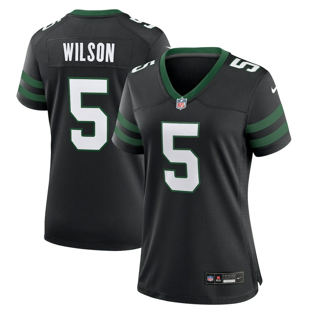 Garrett Wilson New York Jets Women's Alternate Game Jersey - Legacy Black on sale