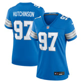 Aidan Hutchinson Detroit Lions Women's Game Jersey - Blue on sale