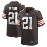 Denzel Ward Cleveland Browns Game Jersey - Brown on sale